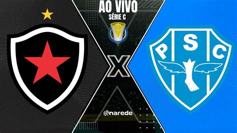 botafogo pb x paysandu ao vivo online